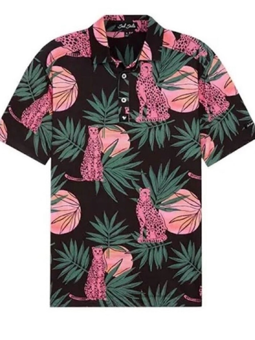 Bad Birdie Dayglow polo size XL EUC